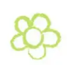Green flower 250